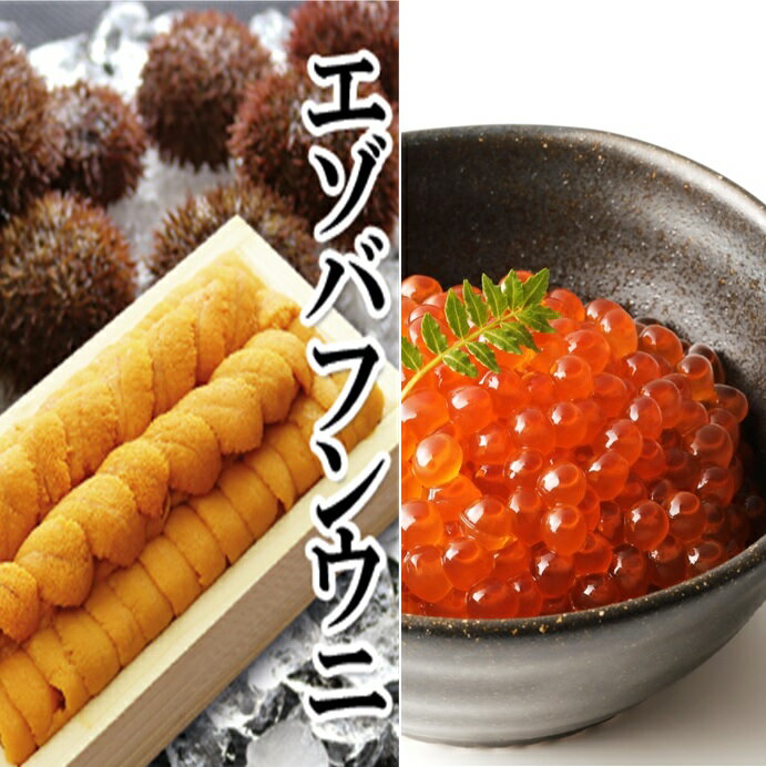 【ふるさと納税】エゾバフンウニ130g×1折、いくら醤油漬150g×1P[2026年1月中旬以降発送] D-40051