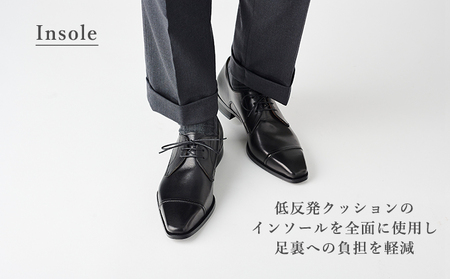 YAMATOism ヤマトイズム 牛革ビジネスシューズ 紳士靴 YAP101（ブラック）【ファッション・靴・シューズ・革製品・革靴】 光沢感 25.5cm