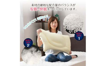 Luna Fit pillow（ルナフィットピロー）【まくら】 枕 マクラ 綿 寝具 睡眠 安眠 快適 快眠 熟睡 洗える