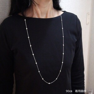 PT900「2カラット」ステーションダイヤネックレス【2ct-90-1】