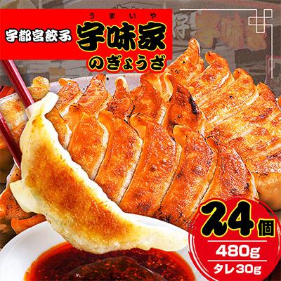 ふるさと納税 那須塩原市 宇都宮餃子 宇味家のぎょうざ　20g×24個