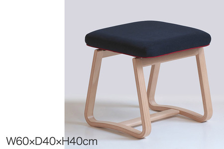 萩原製作所 Ottoman for Converge ダークブルー コンバージュ用 オットマン