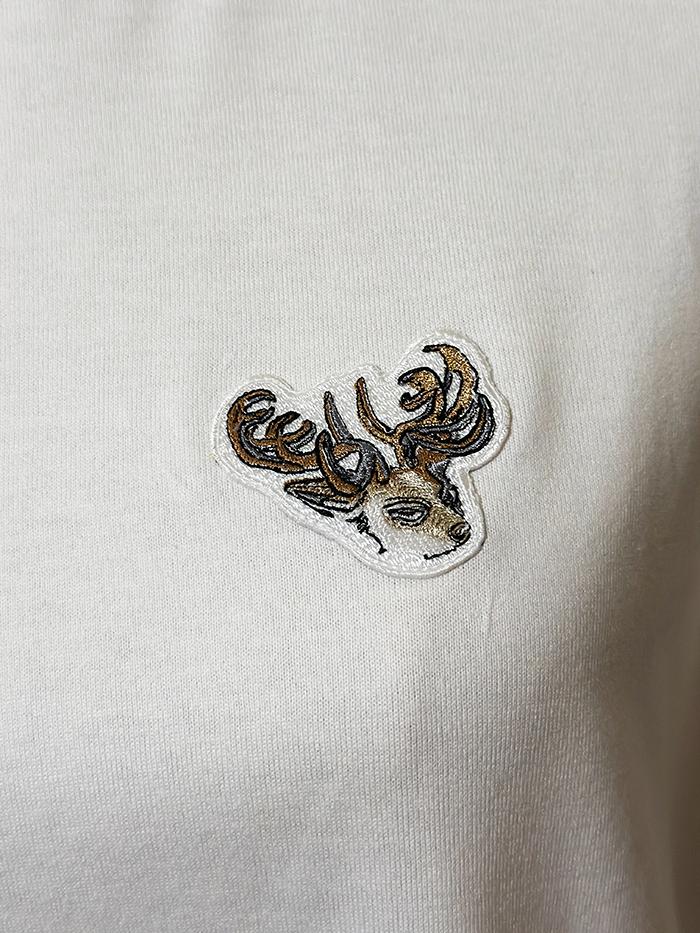 刺繍ワッペンを縫い付けました。