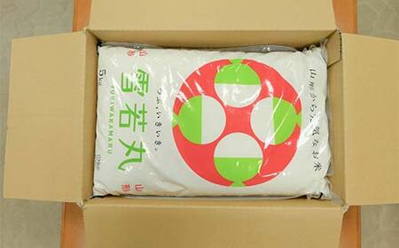 山形県産 雪若丸 10kg（5kg×2） 全3回 F2Y-3923