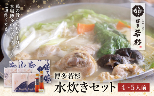  【8/19寄附額改定】博多若杉 水炊き(4～5人前)