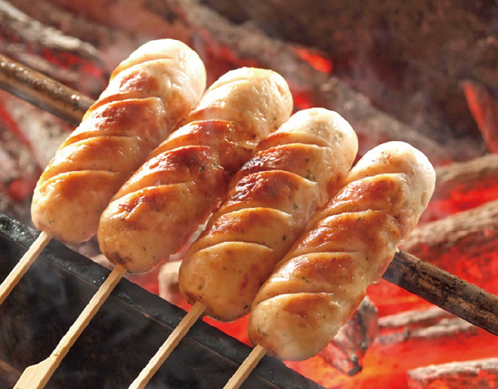 
FG016　【ギフト用】みつせ鶏100%　ソーセージセット BBQ 　贈り物　ゆず胡椒付き　たれ付き　肉汁たっぷり　ジューシー　箱入り
