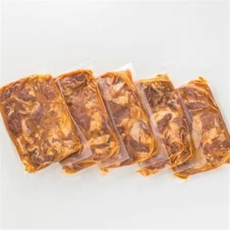 【毎月定期便】国産「北海道産」の希少な味噌味 豚ハラミ 200g×5 計1kg　全6回_小分け 豚肉 豚 ホルモン ハラミ 国産 焼肉 焼き肉 アウトドア キャンプ BBQ bbq 手切り 一人暮らし