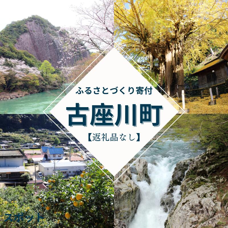 【ふるさと納税】【返礼品なし】和歌山県 古座川町 ふるさとづくり寄付 / 1000円 寄付のみ 返礼品なし 古座川町ふるさと納税 古座川町