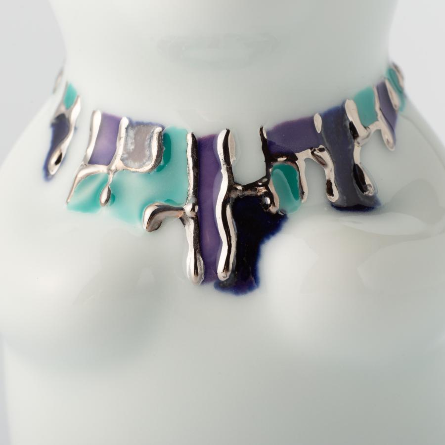 ＜momoco＞有田焼　momoco bear【辻拓眞　滴下細工 Jade】