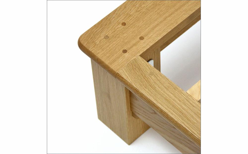 旭川家具 山室家具製作所 LINEA(リネア) No.106 シングルベッド ナラ