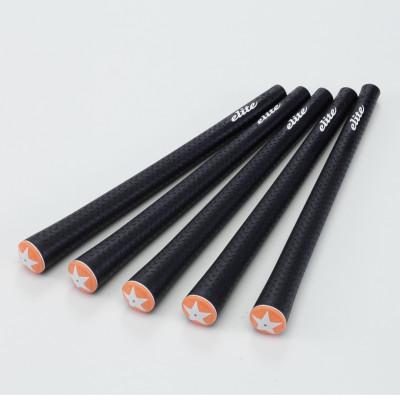 ふるさと納税 東大阪市 《バックラインあり　ブラック/オレンジ　5本》Y360SV　ゴルフ練習器具　エリートグリップ