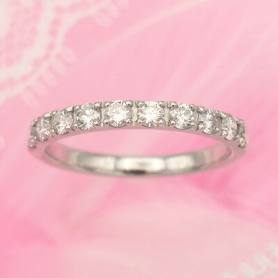 【ふるさと納税】PT900 0.5ct 一文字ダイヤモンド リング　#10　HR-009178【配送不可地域：離島・沖縄県】【1401065】