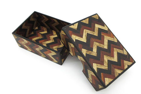 小物入れ「C」名刺・アクセサリー・印鑑　KT-6-3 徳島 那賀 木 木材 寄せ木 木製 木製品 小物 アクセサリー ジュエリー 収納 小物入れ 小物収納 小物ケース 収納ケース 収納ボックス アクセ