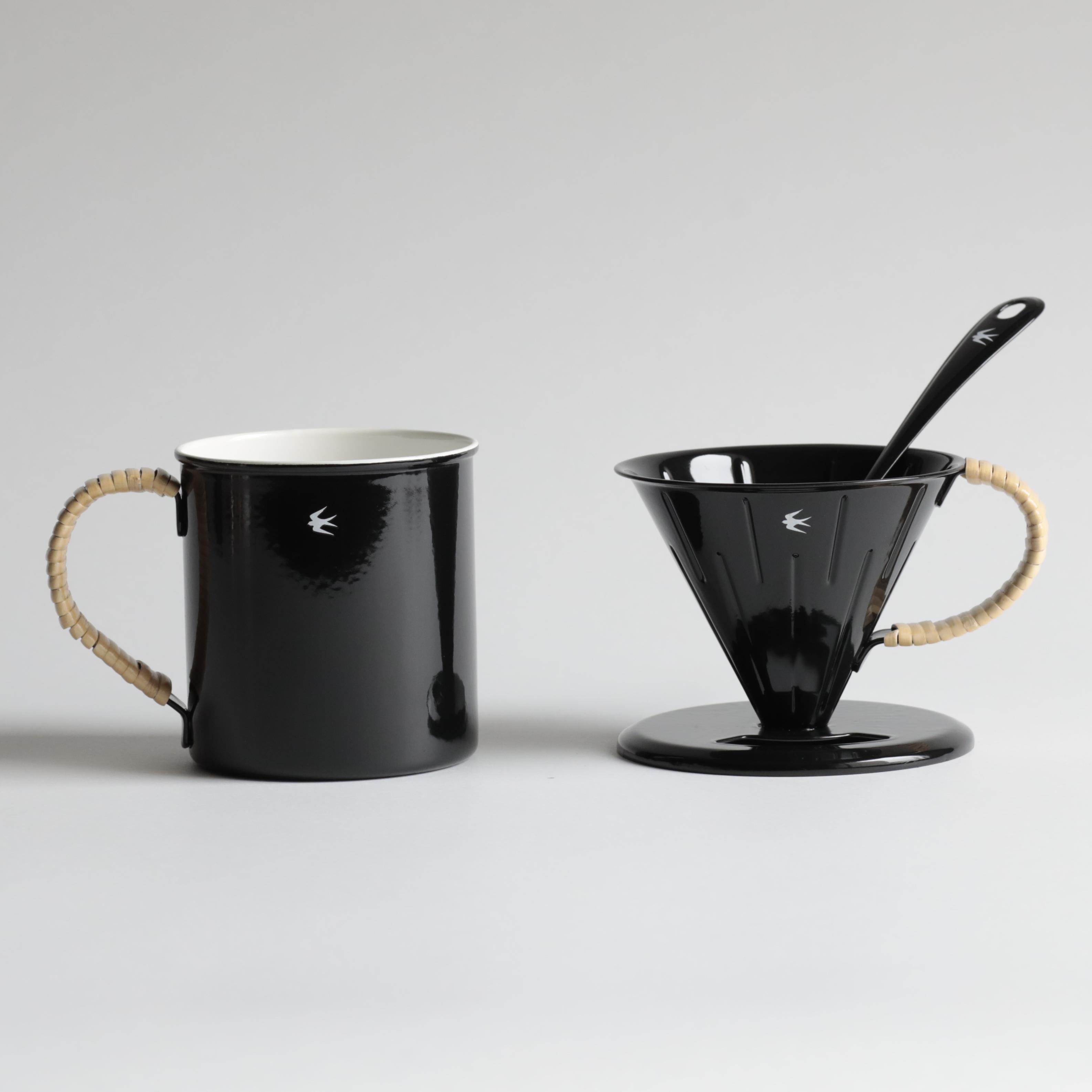 
            グローカルスタンダードプロダクツ TSUBAME RATTAN / Coffee Dripper & Mug セット / ブラック FC027021 【 GLOCAL STANDARD PRODUCTS ドリッパー マグカップ コーヒー 日本製 新潟県 燕市 燕三条 】
          
