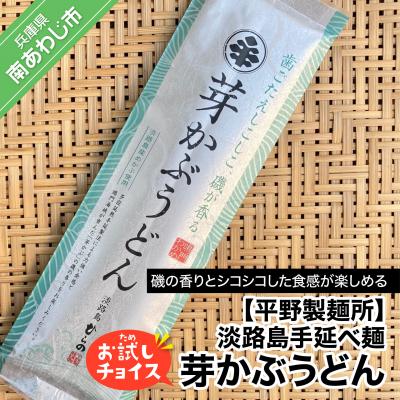 ふるさと納税 南あわじ市 淡路島手延べ麺お試チョイス(芽かぶうどん)　◆メール便発送