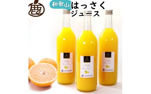 無添加はっさくジュース 約720ml×3本［IKE263］