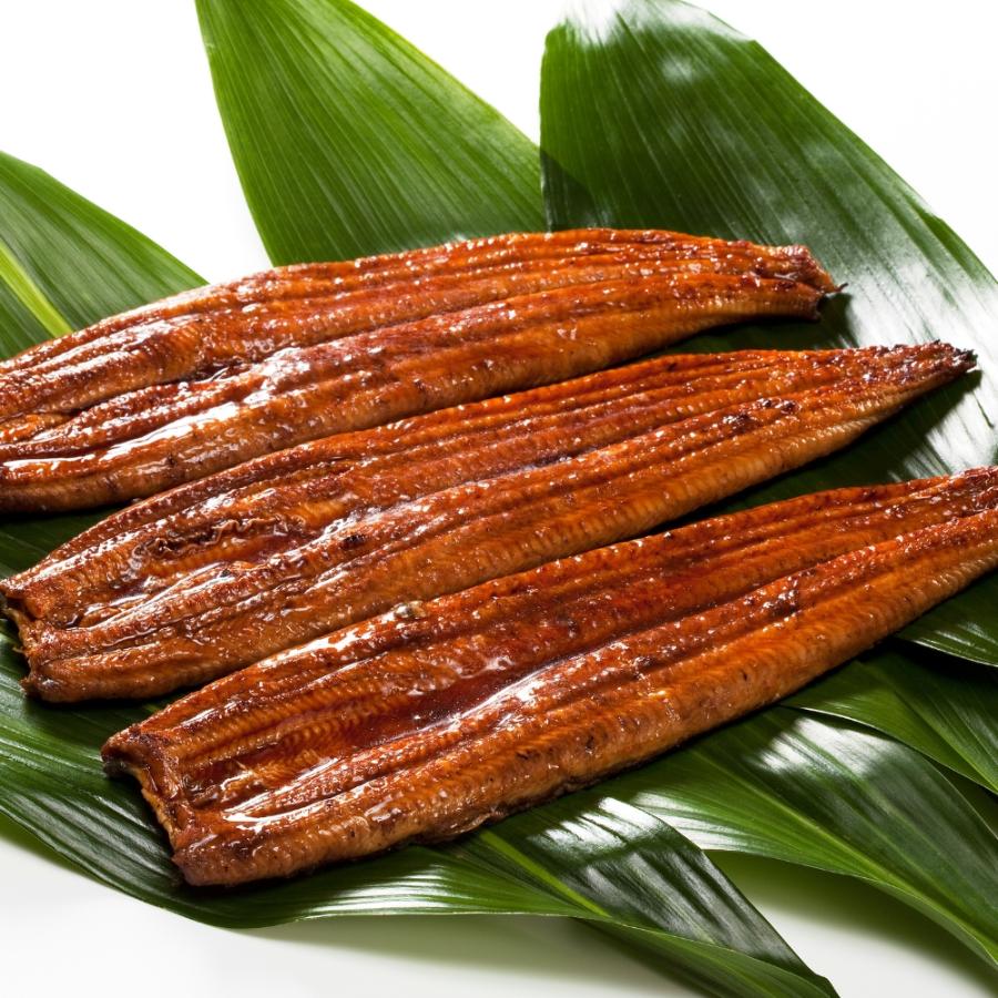 ＜中村商店＞国産うなぎ 蒲焼3尾・蒲焼きざみ1袋・肝焼き1袋セット