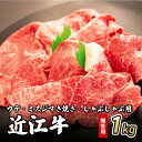 【ふるさと納税】近江牛ウデ・ミスジすき焼き・しゃぶしゃぶ用 1kg(贈答用黒箱入)　 お肉 牛肉 集まり お祝い イベント 鍋物 鍋料理 食材 グルメ 国産