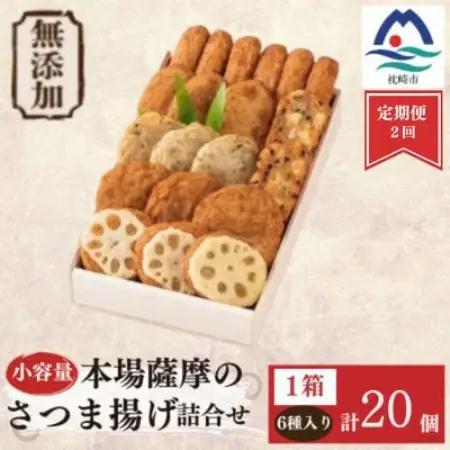 【毎月定期便】【無添加】 甘さ控えめ 本場薩摩のこだわりさつま揚げ詰合せ　小容量 NN0-02全2回【配送不可地域：離島】【4088176】