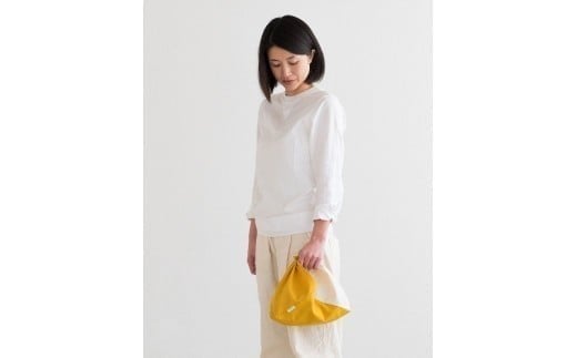 S5-C03 ツートンカラーのあずま袋 Sサイズ_イエロー