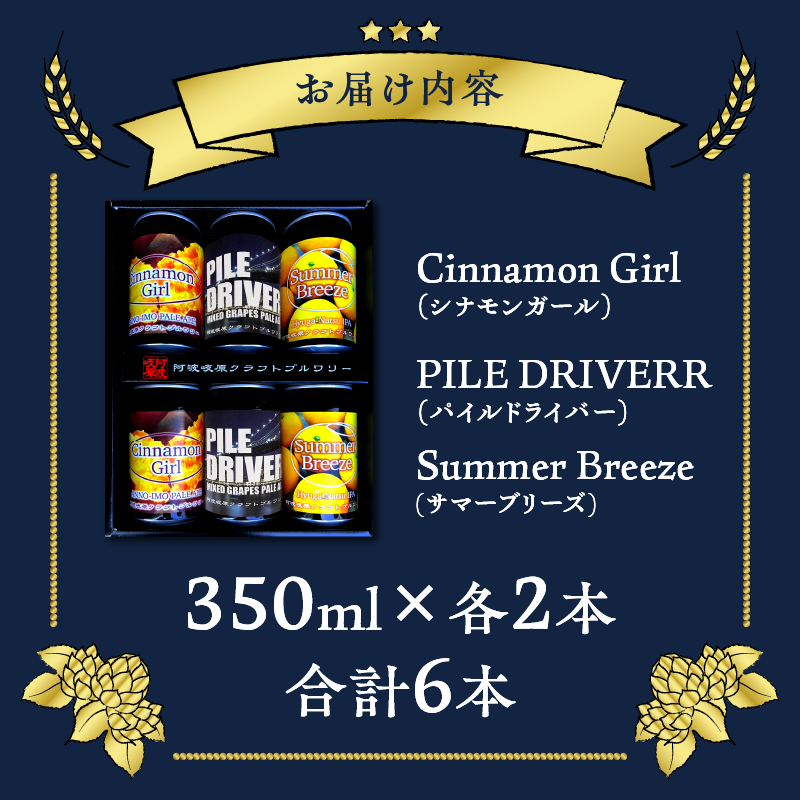 都農クラフトビール詰め合わせ6本セット_T016-003【酒 アルコール 飲料 国産 人気 ギフト お酒 地酒 晩酌 BBQ 贈り物 お土産 送料無料 プレゼント】