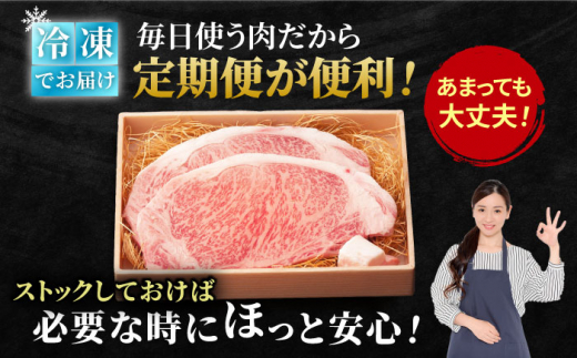 【全6回定期便】脂の乗り 柔らかさ 旨味はピカイチ！佐賀牛 サーロインステーキ 計400g（200g×2） 2人前 吉野ヶ里町/NICK’S MEAT [FCY021]