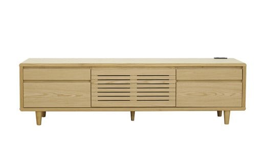 
            【開梱・設置】モナコ 200cm テレビボード（ナチュラル）　AX057
          