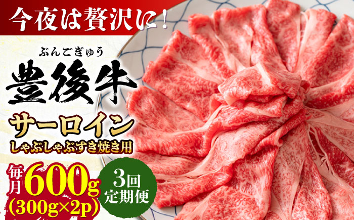 
                  【全3回定期便】【厳選部位】おおいた豊後牛 サーロイン しゃぶしゃぶすき焼き用 600g(300g×2P) 日田市 / 株式会社MEAT PLUS おおいた豊後牛 おおいた 豊後牛 黒毛和牛 スライス しゃぶしゃぶすき焼き しゃぶしゃぶ すき焼き 小分け サーロイン 和牛 [AREI086]
                