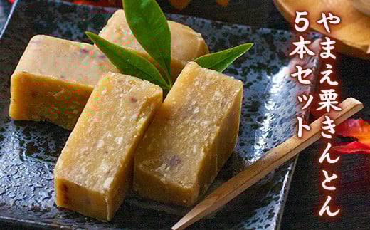 熊本県山江村産 やまえ栗きんとん5本セット 有限会社 やまえ堂 《60日以内に出荷予定(土日祝除く)》栗きんとん 栗 くり