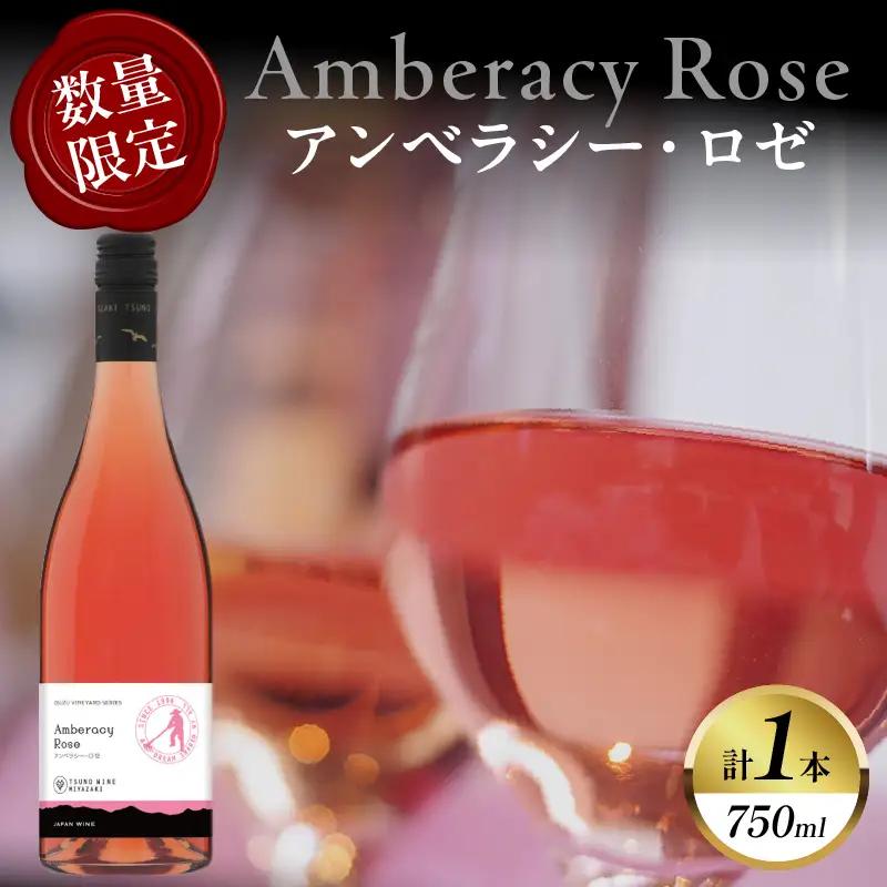 【数量限定】アンベラシー ロゼ(計1本) ワイン 酒 アルコール 国産_T014-047