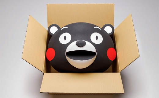 塩トマトくまモンの顔型保冷箱つき（黒）S〜M玉10個約1kg