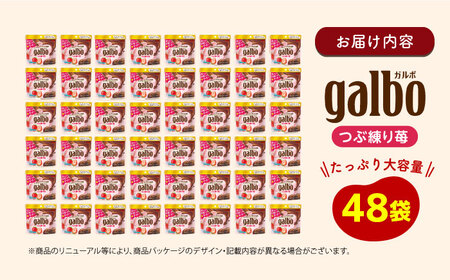 ガルボつぶ練り苺パウチ 48袋[AOAA029] チョコレート お菓子