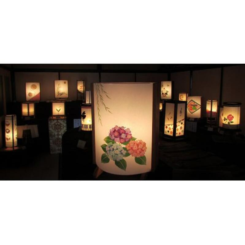 着物生地で作ったおしゃれな行灯（あんどん） 鯉のぼりと宝尽くし 099H267_イメージ5