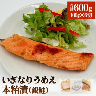 ふるさと納税 石巻市 いぎなりうめえ本粕漬G6 冷凍 粕漬け 酒粕 さけ 銀鮭 サケ サーモン お魚 海鮮 魚介 おかず