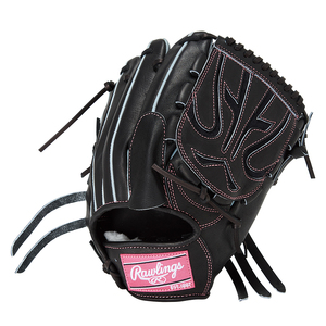 ローリングス (Rawlings) 硬式 投手用 グローブ  グラブ 日本製：右投げ用 ブラック