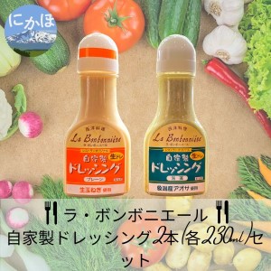 ドレッシングセット 玉ねぎ 自家製 プレーン あおさ ドレッシングセット【2本】