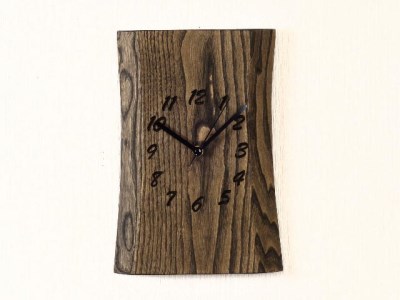 D36-07 一枚板時計（栗） JTK001-OGK