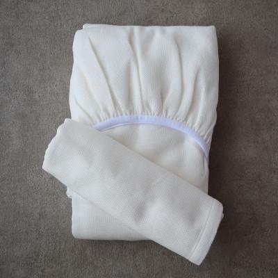 ふるさと納税 泉佐野市 【tissudecoton/ハニカム織】SGボックスシーツ&ピローケース(ホワイト) 010B166 |  | 01