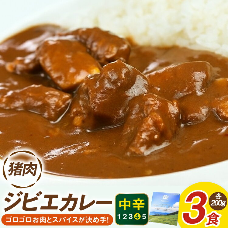 【ふるさと納税】カレー スパイス 平戸 イノシシ カレー 3食 セット [平戸ファクトリー 長崎県 平戸市 hr42bgy400062] カレーライス ライス レトルト 本格 いのしし 猪 シシ ジビエ 猪肉
