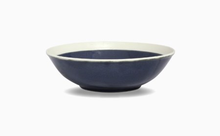 【美濃焼】[軽量食器] TLPリムバンド オートミル×4枚(ブラウン/ブルー) セット【井澤コーポレーション】[TBP014]