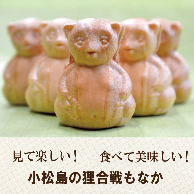 小松島銘菓「狸合戦もなか」（6個×2箱）【北海道、東北、沖縄、離島配送不可】　お菓子　徳島