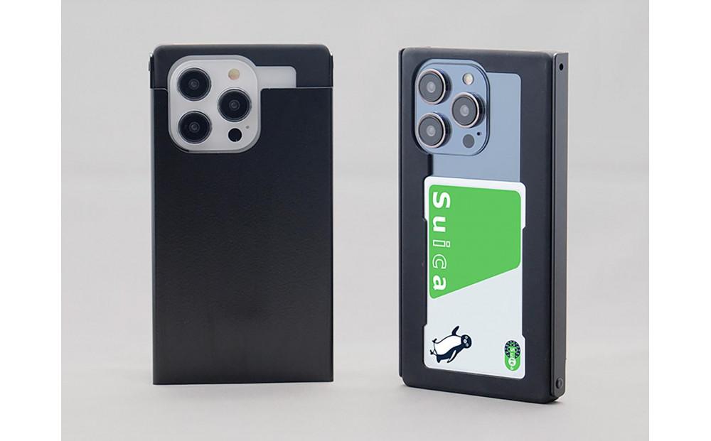 Trick Cover for iPhone15Pro アルミ【黒色】