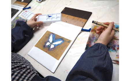 No.493 ちちぶ銘仙館　コースター織り、型染め、藍染めの3つの体験セット