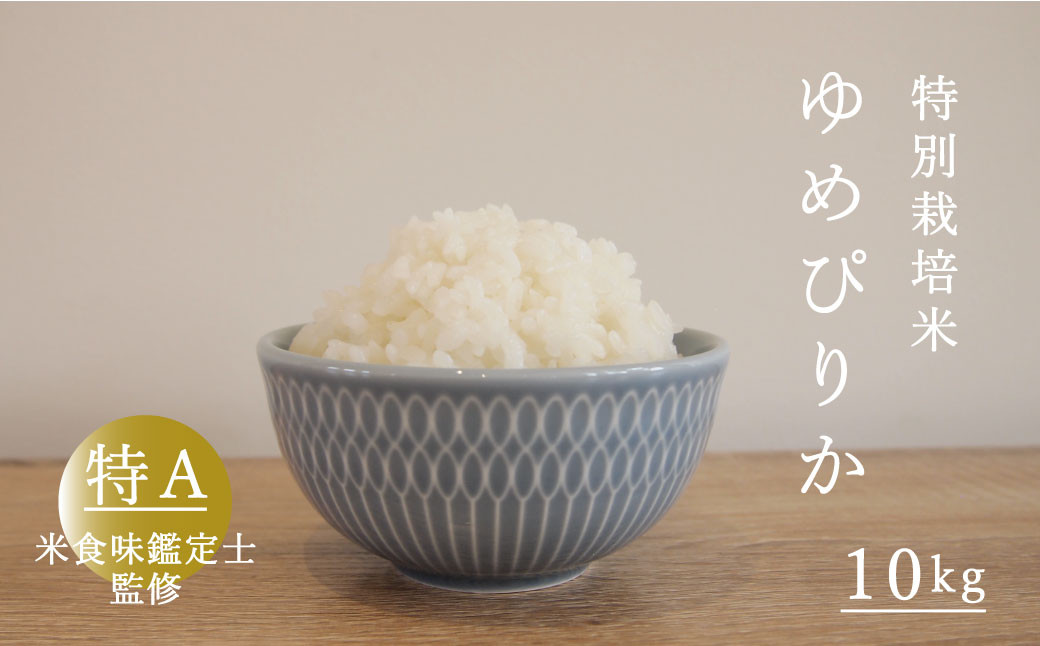 
            【令和7年産先行受付】特別栽培米ゆめぴりか 10kg 舟山農産 米食味鑑定士 三ツ星お米マイスター 栽培 監修
          