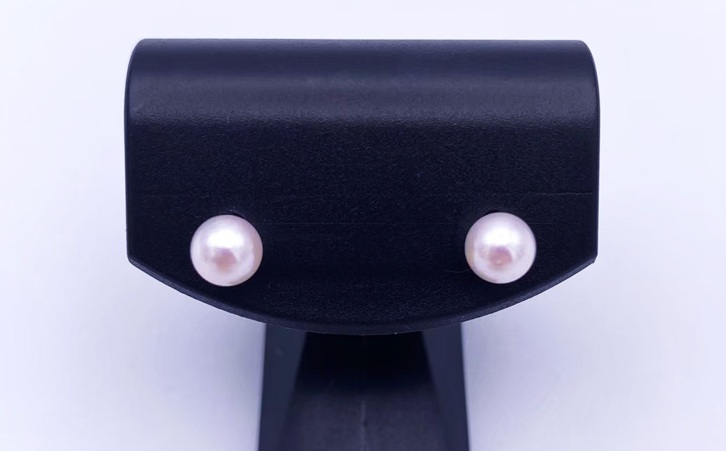 【あこや真珠】ピアス 約6.0～6.5mm（K18） アコヤ真珠