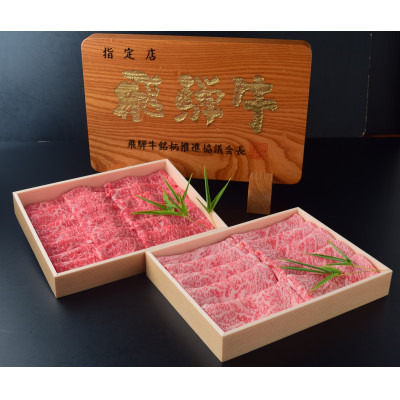 
名産飛騨牛ロース(A5等級)薄切り肉　約500g×2箱【1352055】
