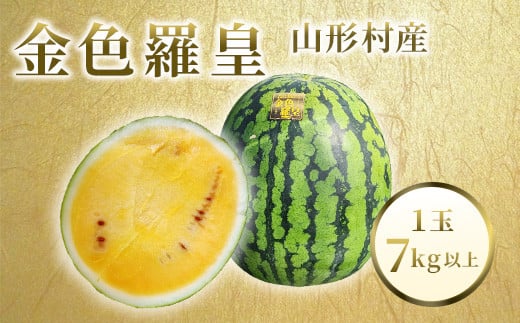山形村産 金色羅皇 1玉（7kg以上）中川農園 3207