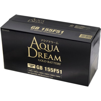 AQUADREAM GOLD 自動車始動用バッテリー 大型業務車両用  155F51 1個【配送不可地域：沖縄県】