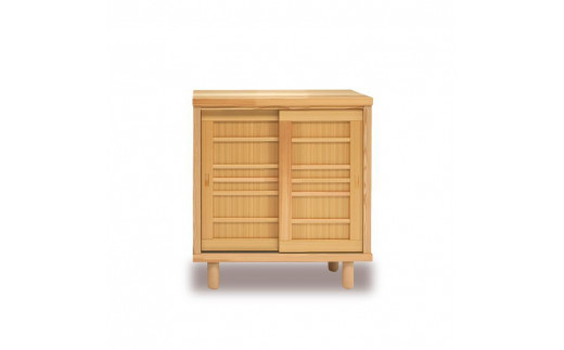 大川家具 国産材（九州）杉材 シューズボックス 杉 幅90～130cm 1cm単位オーダー