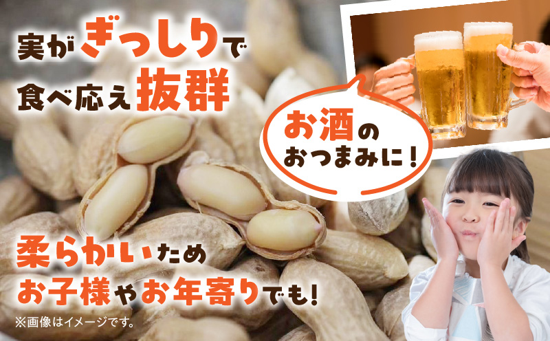 《2027年7月～発送》塩茹で専用！生落花生『300g×4パック』・S062-115